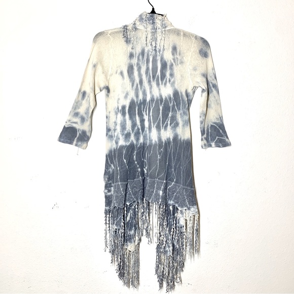 XCVI Knitted Fringe Tie Dye Cardigan - Picture 8 of 10